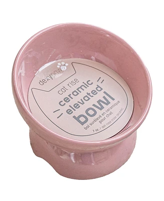 Elevated Cat Bowl: Ash Blush