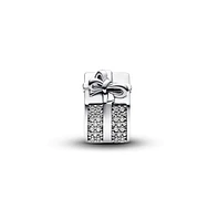 Pandora Sterling Silver Sparkling Gift Box Charms