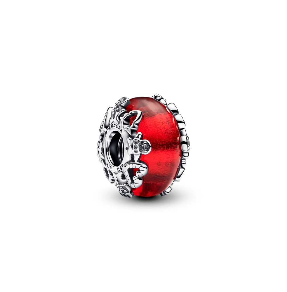 Pandora Sterling Silver Christmas Magic Murano Glass Charms