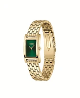 Hugo Boss Women's Lucy Quartz Basic Slim Ionic Plated Thin Gold Steel Watch, 23mm