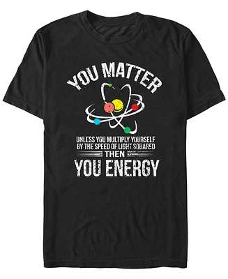 Design By Humans Men's You Matter Energy Short Sleeve T-Shirt