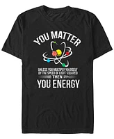 Design By Humans Men's You Matter Energy Short Sleeve T-Shirt
