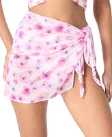 Carmen Marc Valvo Women's Printed Short Pareo Cover-Up