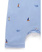 Purebaby Baby Boys Polo Romper