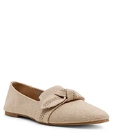 Anne Klein Women's Tanya Bow Knit Slip On Loafers