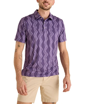 Chubbies Men's The Wavy Daze Performance Polo Shirt