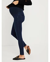 Motherhood Maternity Plus Super Stretch Secret Fit Over The Belly Skinny Ankle Jeans 