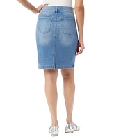 Gloria Vanderbilt Women's Pull-On Denim Pencil Skirt