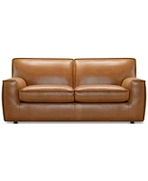 Glympton 73" Leather Loveseat, Exclusively at Macy's