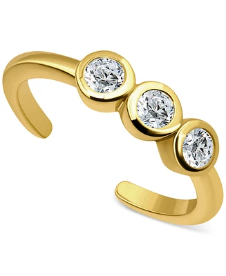 Giani Bernini Cubic Zirconia Adjustable Toe Ring Sterling Silver (also 18k Gold-Plated Silver), Exclusively at Macy's