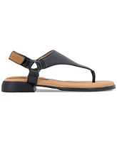 Gentle Souls Women's Holly Woven Thong Flat Sandals