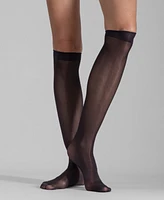 Lechery Women's Set of Two Lustrous Silky Shiny Sheer Dress Knee-high Stockings Socks
