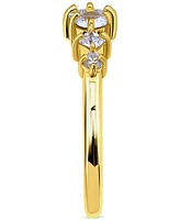 Giani Bernini Mixed-Cut Cubic Zirconia Adjustable Toe Ring 18k Gold-Plated Sterling Silver (also Silver), Exclusively at Macy's