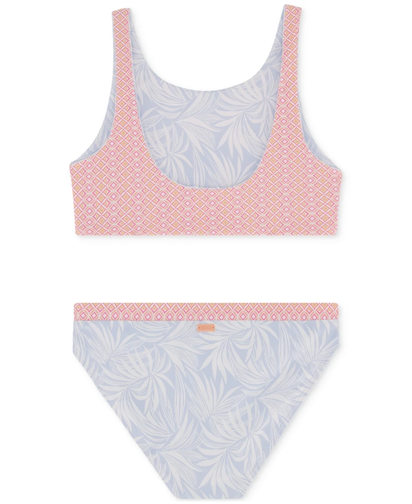 Roxy Big Girls Bali Breaks Two-Piece Swimsuit Set