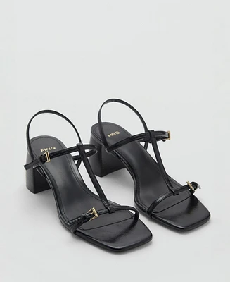 Mango Women's Straps Heel Sandals