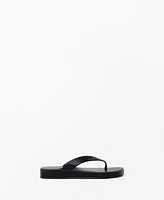 Mango Women's Leather Straps Sandals