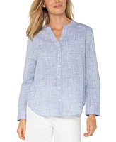 Liverpool Los Angeles Women's Cotton Long-Sleeve Shirt