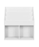 Kids Wooden Bookshelf Bookcase Children Toy Storage Cabinet Organizer