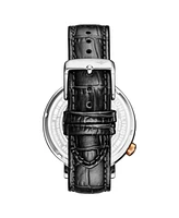 Stuhrling Mens 1021 Quasar Skeleton Automatic 42mm Watch