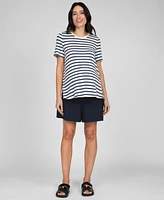 Seraphine Women's Maternity Short Sleeve Nursing T-Shirt