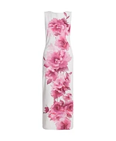 Quiz Women's Floral Print Scuba Crepe Maxi Dress