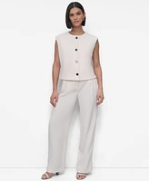 Dkny Petite Aero Crepe Vest