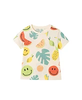 Andy & Evan Big Boys Toddler/Child Short Sleeve Tee French Terry Set