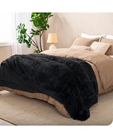 Shaggy Faux Fur Sherpa Blanket