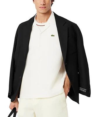 Lacoste Men's Waffle-Print Logo Shirt - 70V