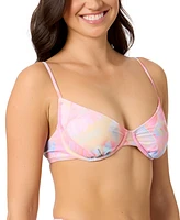 Macys Salt + Cove Juniors' Sunset Palms Underwire Bikini Top, Exclusively at Macy's