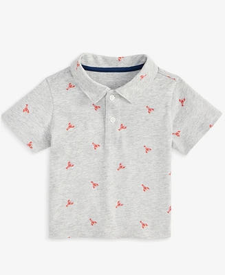 First Impressions Baby Boys Lobster Dash Printed Polo Shirt, Exclusively at Macy's