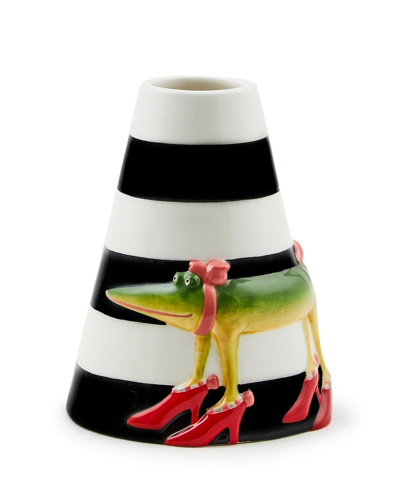 Mackenzie-Childs Patience Brewster Gloria Alligator Bud Vase