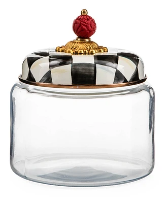 Mackenzie-Childs Courtly Check Small Kitchen Canister