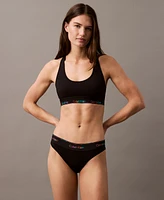 Calvin Klein Women's Icon Pride Unlined Bralette QF8187