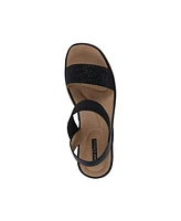 Gc Shoes Women's Nia Embellished Elastic Wedge Sandals