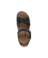 Gc Shoes Women's Faye Floral Strappy Flat Sandals