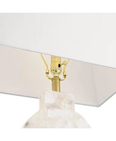 Possini Euro Mavi 25 1/2" Modern Alabaster Marble Stone Table Lamp - Possini Euro Design