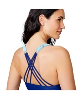 Free Country Women's Notch Front Tankini Top