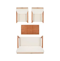 Larence 4 Pc Outdoor Living Set