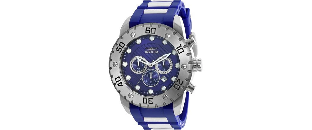 Invicta Men's 20277 Pro Diver Scuba Quartz Chronograph Blue Dial Watch