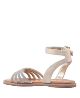 Nina Little Girls Lois Shimmer Flat Sandals