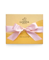 Godiva Gold Ballotin Solid Pink Ribbon