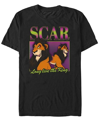 Disney Villains Men's Y2K Scar Short Sleeve T-Shirt