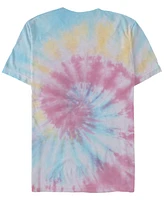 Lilo Stitch Men's Some Bunny Loves You Short Sleeve Tie Dye T-Shirt