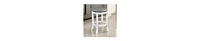 Backless Swivel Counter Stool with Faux Leather and Nailhead Trim