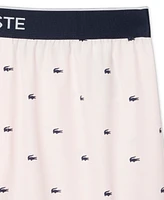 Lacoste Men's Loungewear Croc Print Pajama Shorts