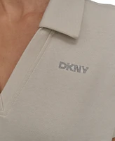 Dkny Women's Mini Stud Logo Short-Sleeve Dress