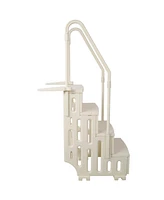 Pool Ladder Heavy-Duty 4 Safety Step for Above Ground Pools Stair Entry System with Handrails 400lbs
