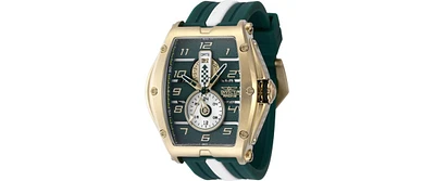 Invicta Men's 47387 Invicta Racing Quartz Multifunction White, Silver, Gold, Green Dial Watch