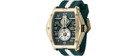 Invicta Men's 47387 Invicta Racing Quartz Multifunction White, Silver, Gold, Green Dial Watch